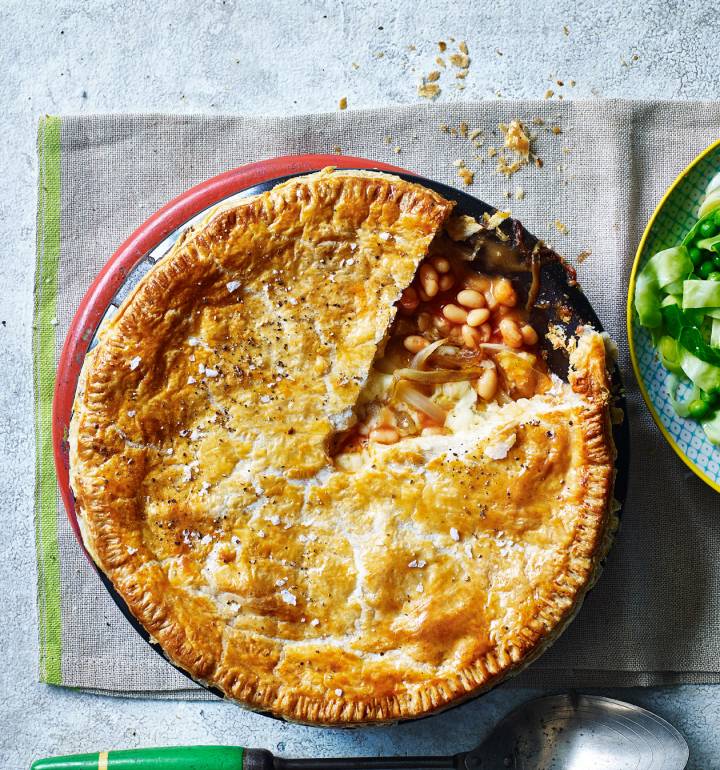 Baked bean pie