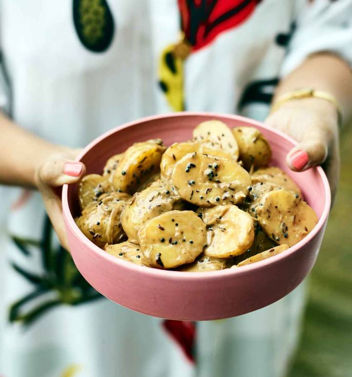 Coconut potatoes
