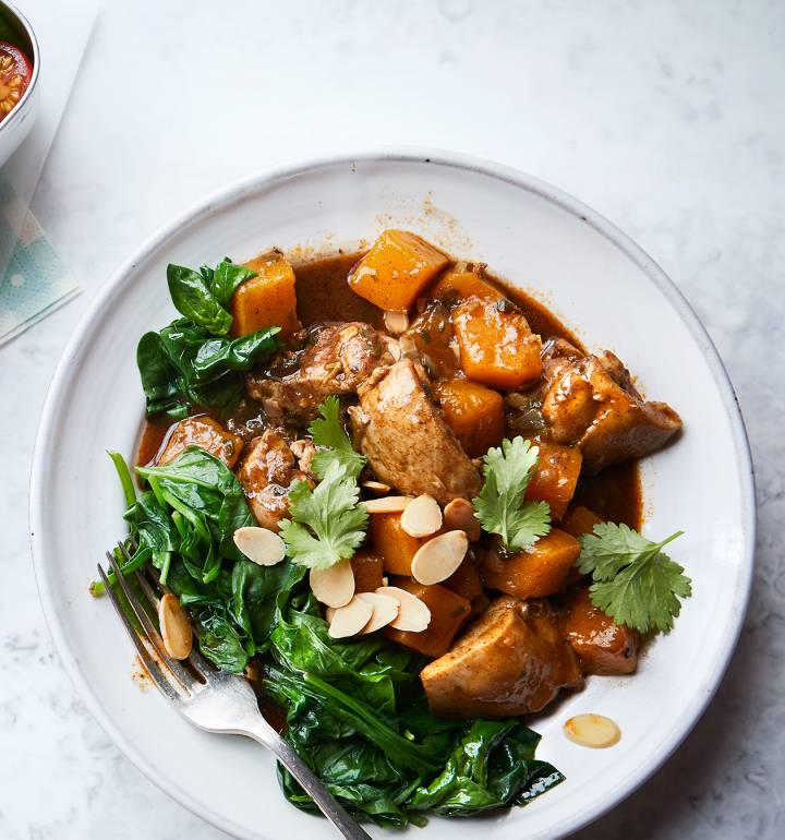 Fragrant tomato chicken tagine