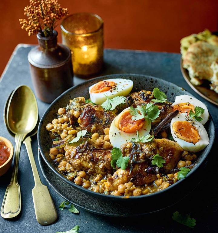 Lahori murgh cholay
