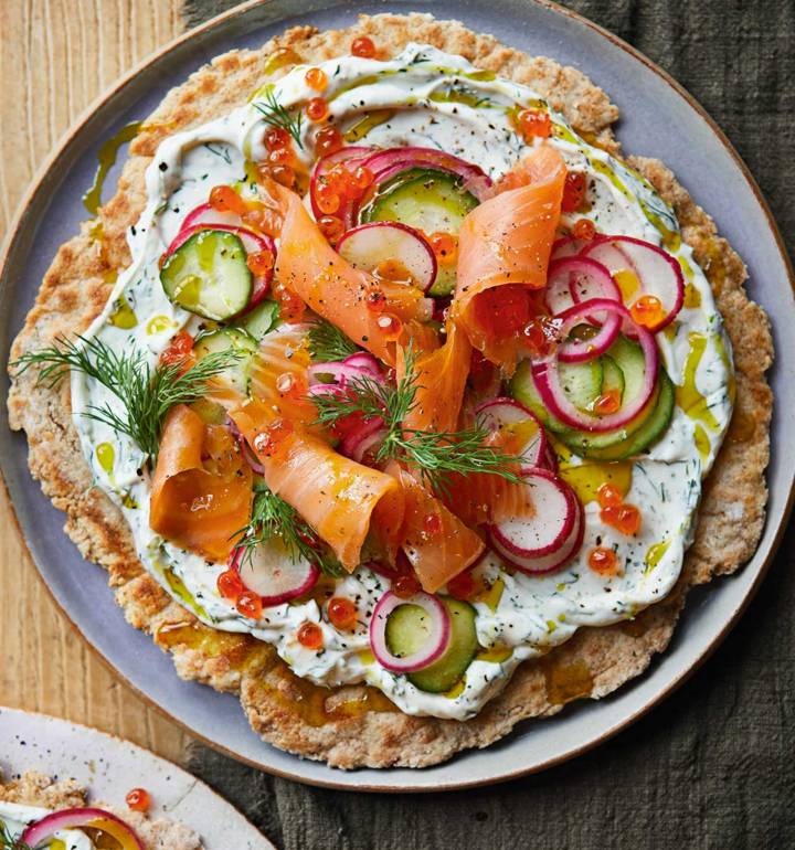 Nordic style pizza