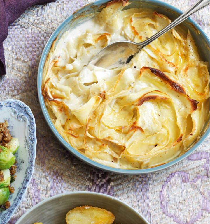 Parsnip gratin