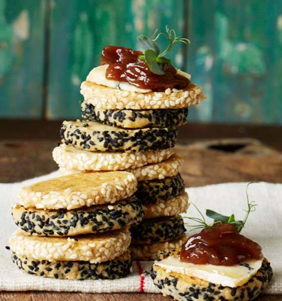 Stilton biscuits