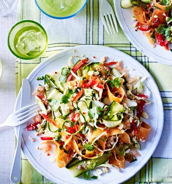 Raw Thai citrus crunch salad