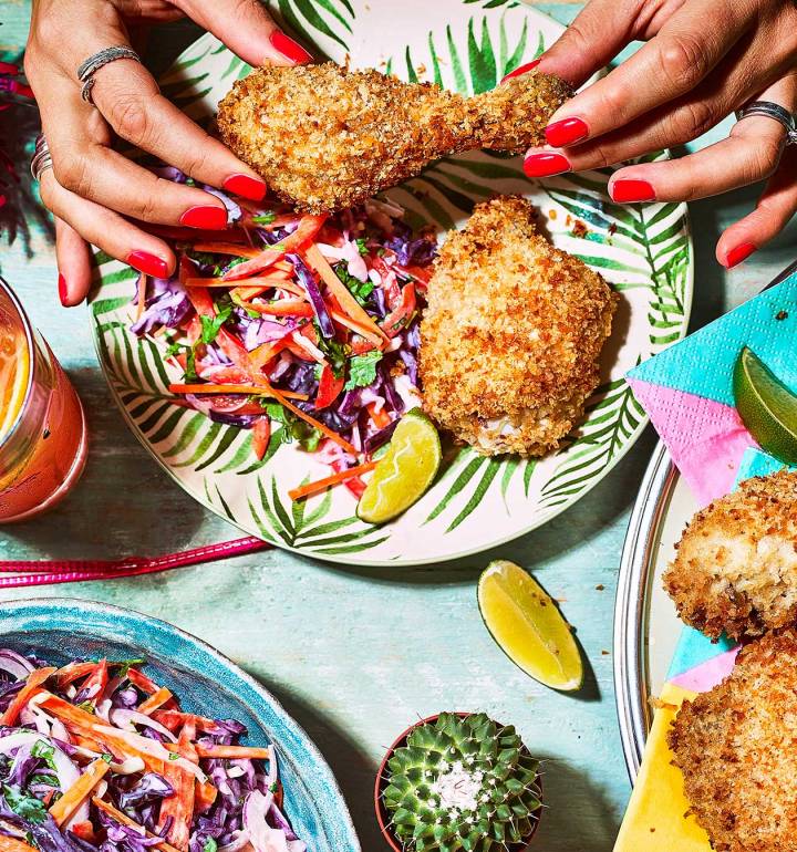 Coconut baked chicken