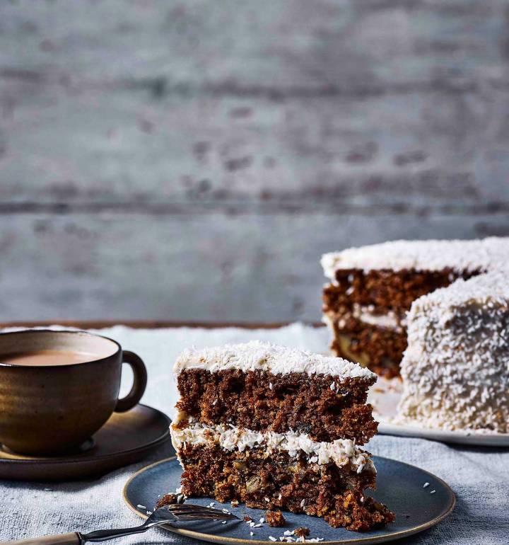Chai coconut carrot cake