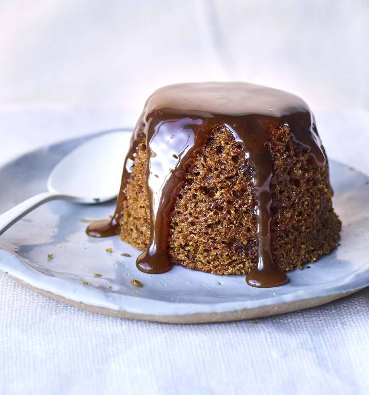Sticky toffee pudding with dates