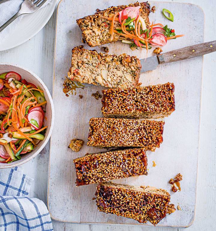 Sticky pork meatloaf