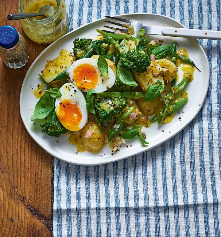 Potato and green medley salad