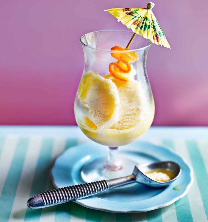 Harvey Wallbanger sorbet