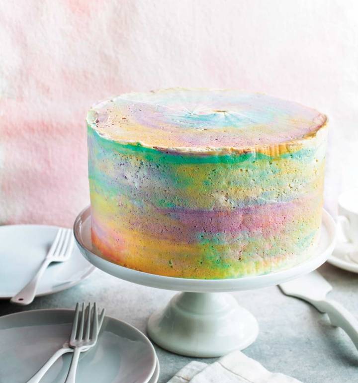 Watercolour cake