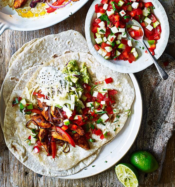 Chicken fajitas