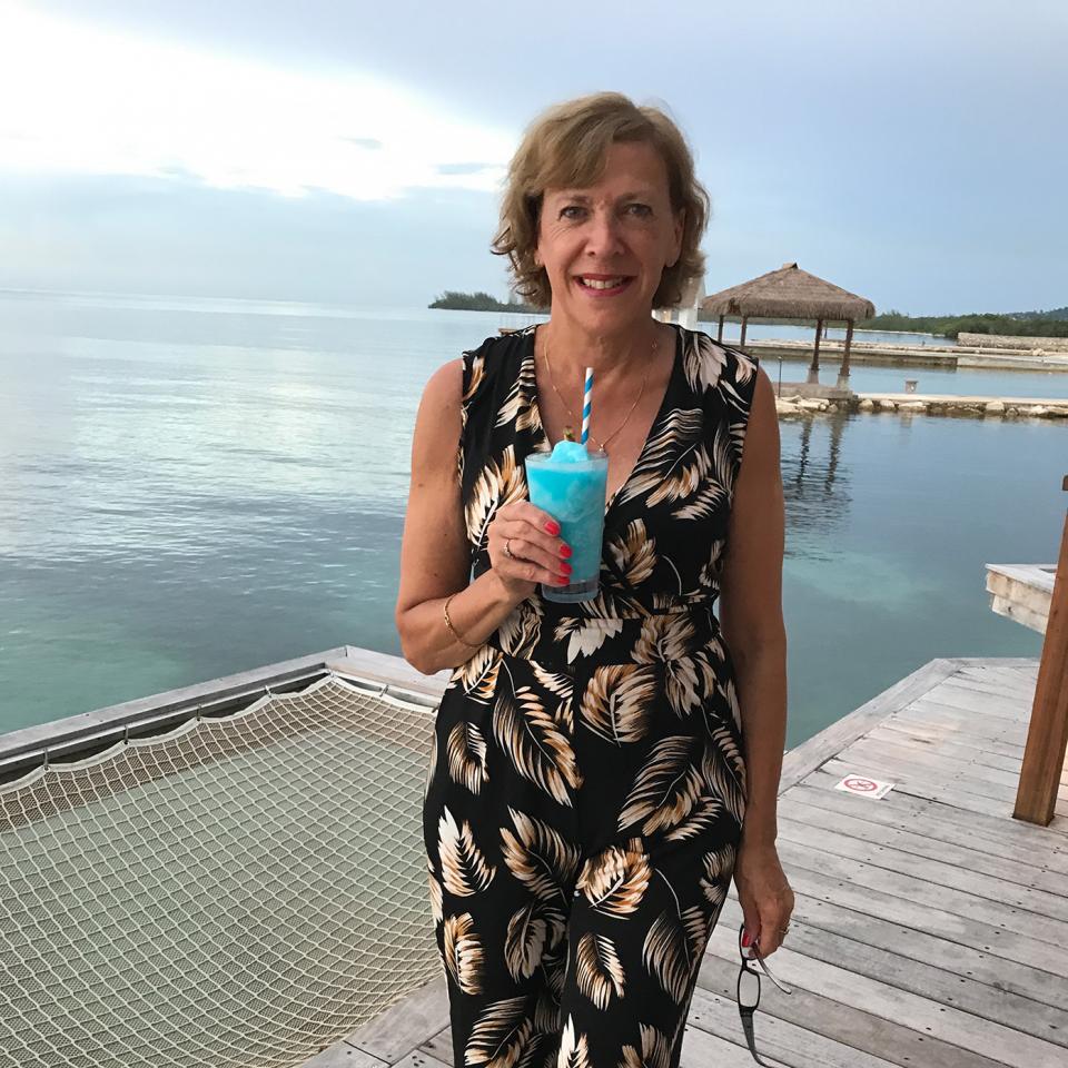 Mitzie on the beach