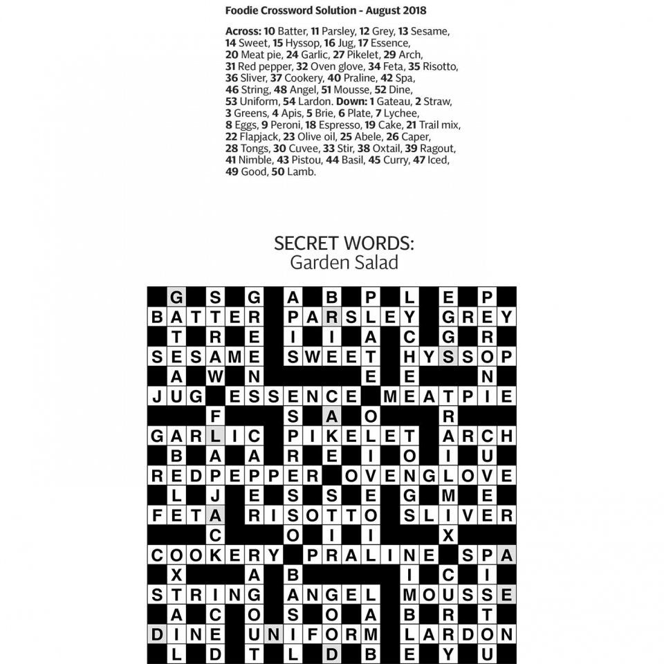 Crossword 3 answers