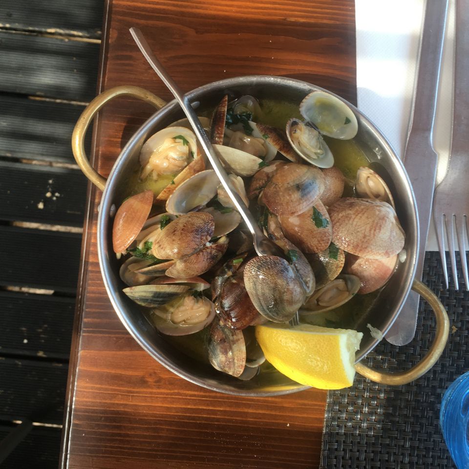 Magnificent clams are served!