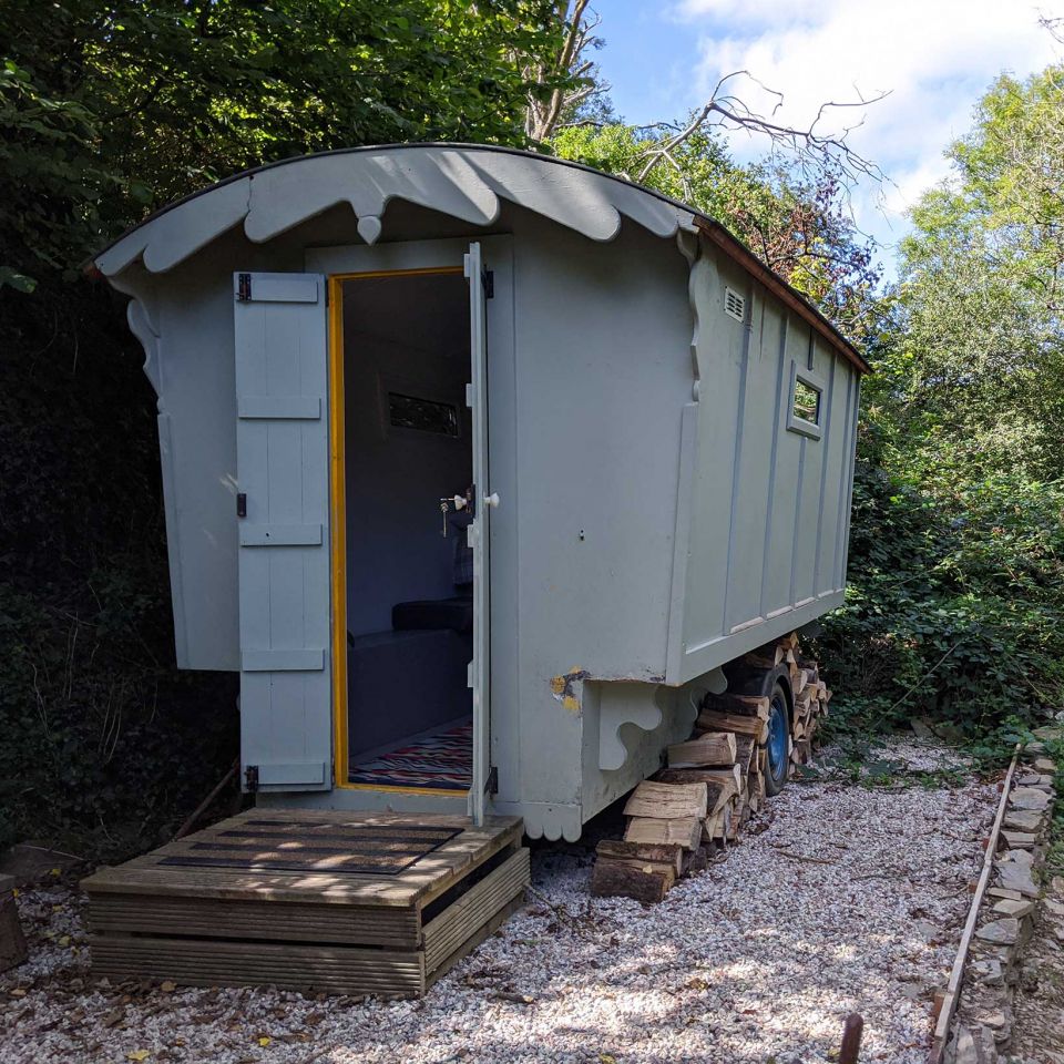 Shepherd's hut accommodation
