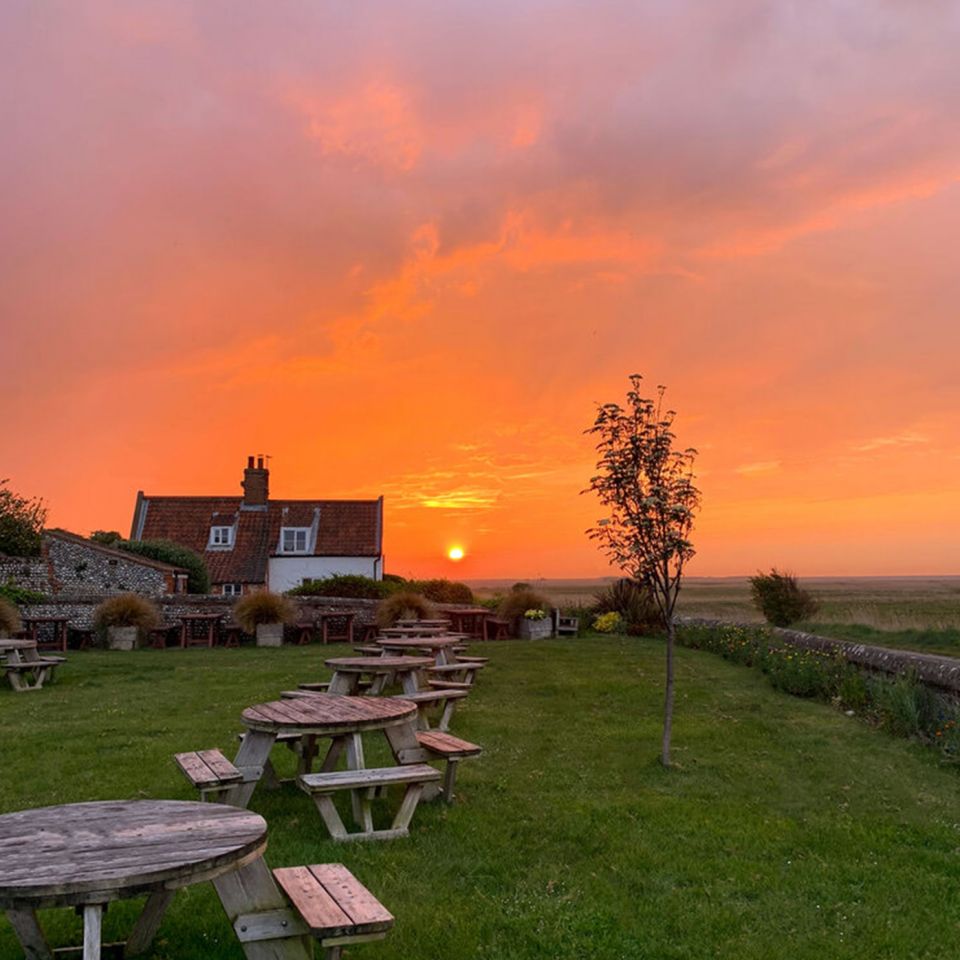 Sunset at the Dun Cow