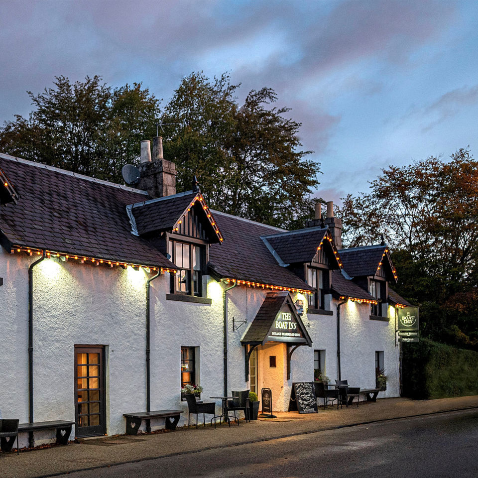 The Boat Inn’s entrance
