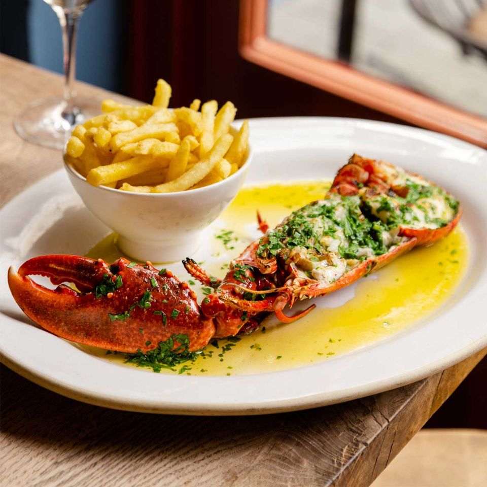 The Shed's half lobster