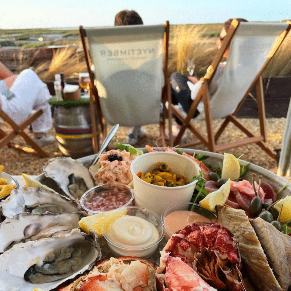 Oyster Festival at the marsh-side Norfolk Pub, The White Horse