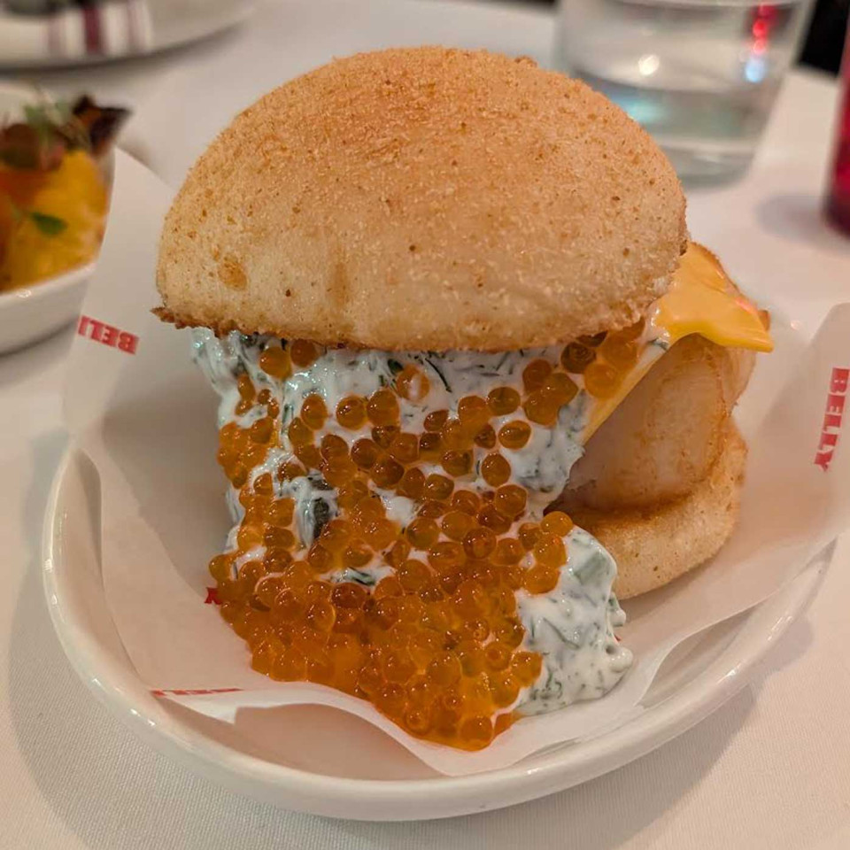 Tempura cod pandesal