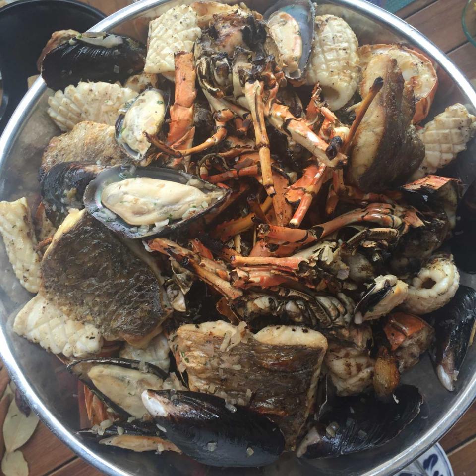 Seafood platter