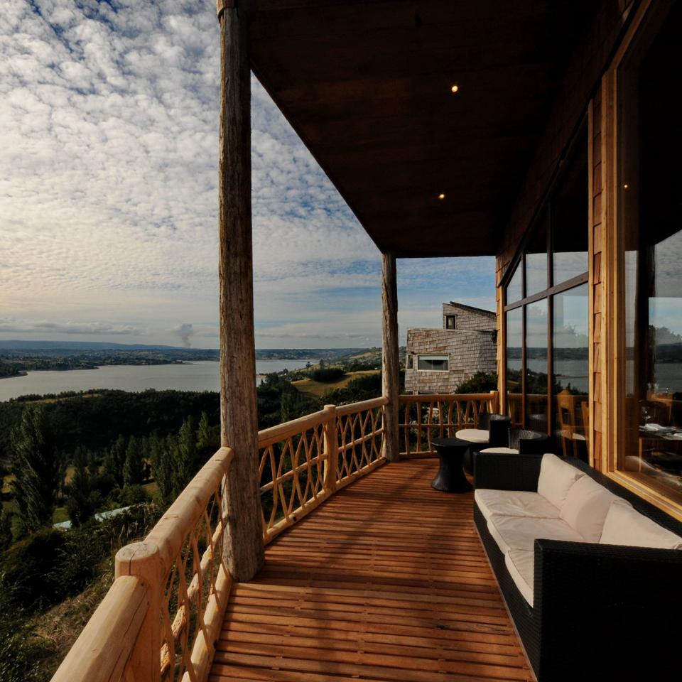 River views from eco-lodge Centro de Ocio