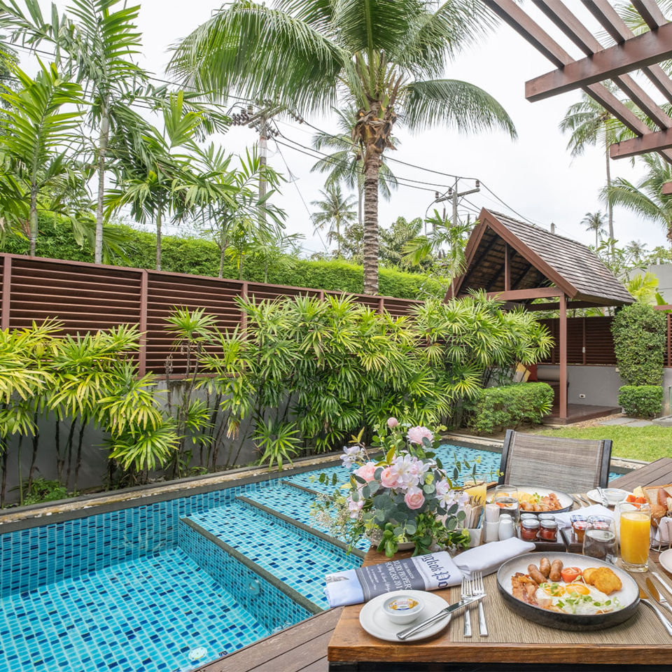 Jane enjoyed a private pool at Avani+ Khao Lak Resort