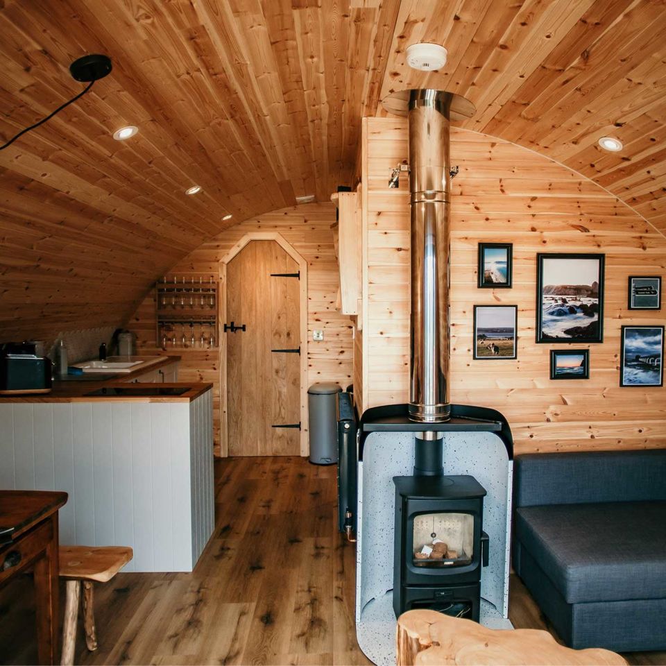 The modulog’s cosy interior