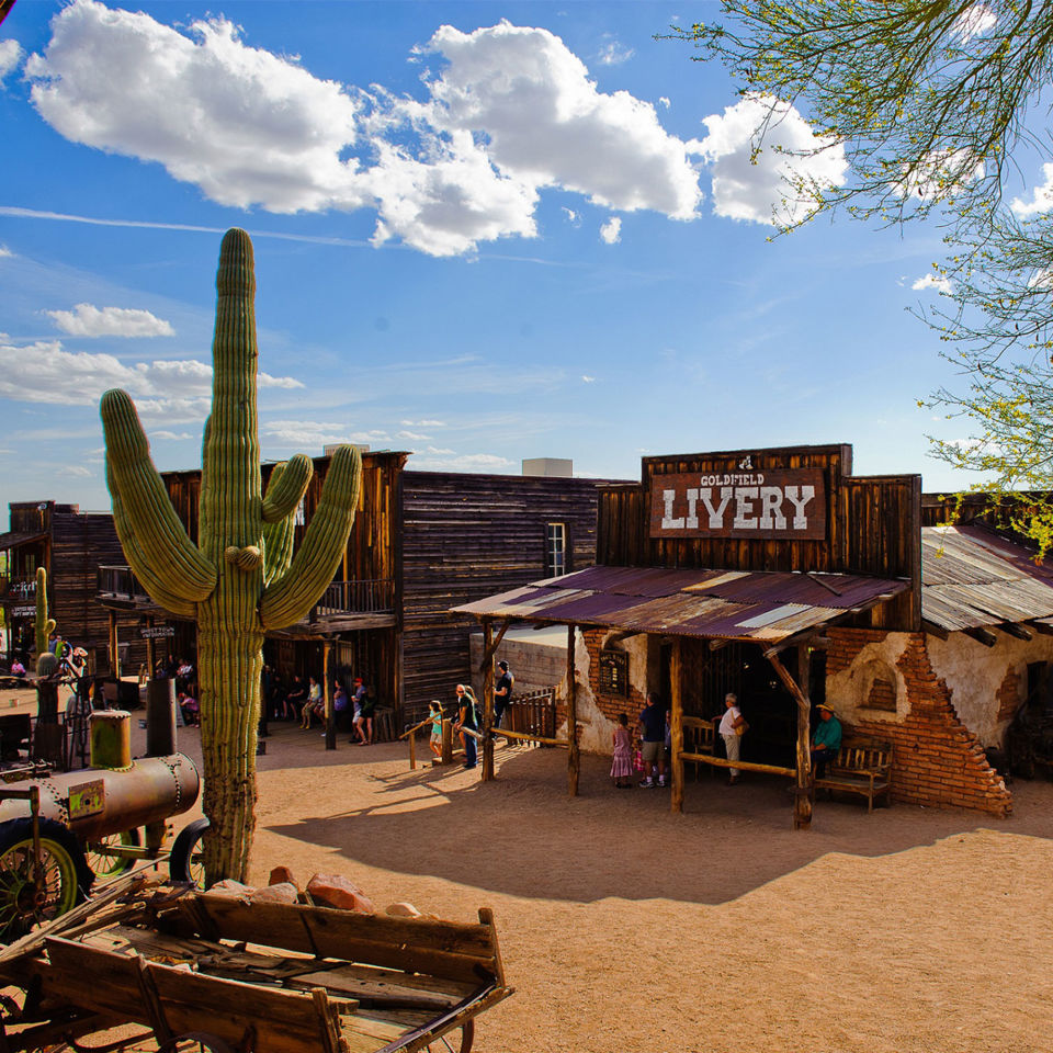 Goldfield ghost town. Image: Visit Mesa