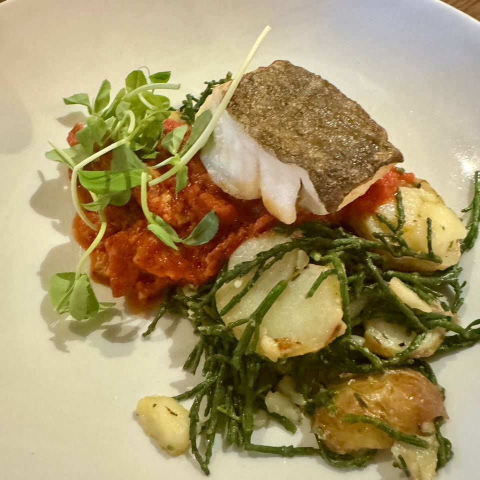 Delicious fish at The Royal's restaurant