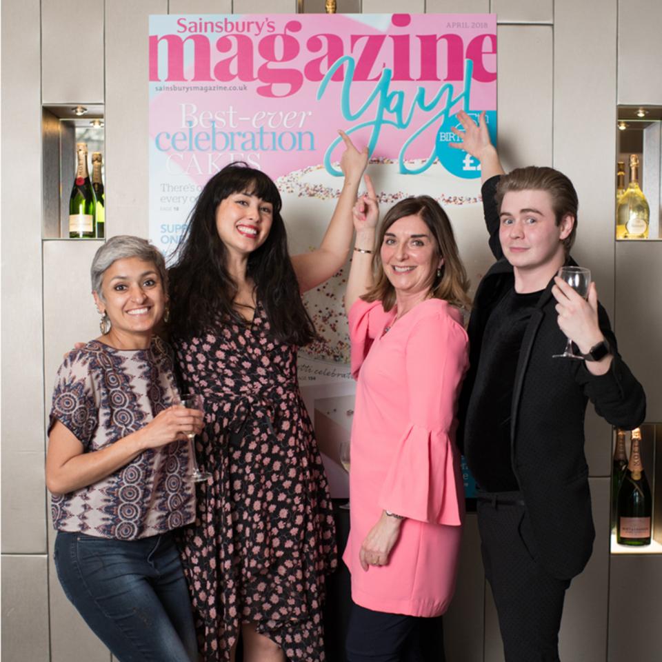 Chetna Makan, Melissa Hemsley, editor-in-chief Helena Lang and Ryan Riley. Image: Chris O'Donovan