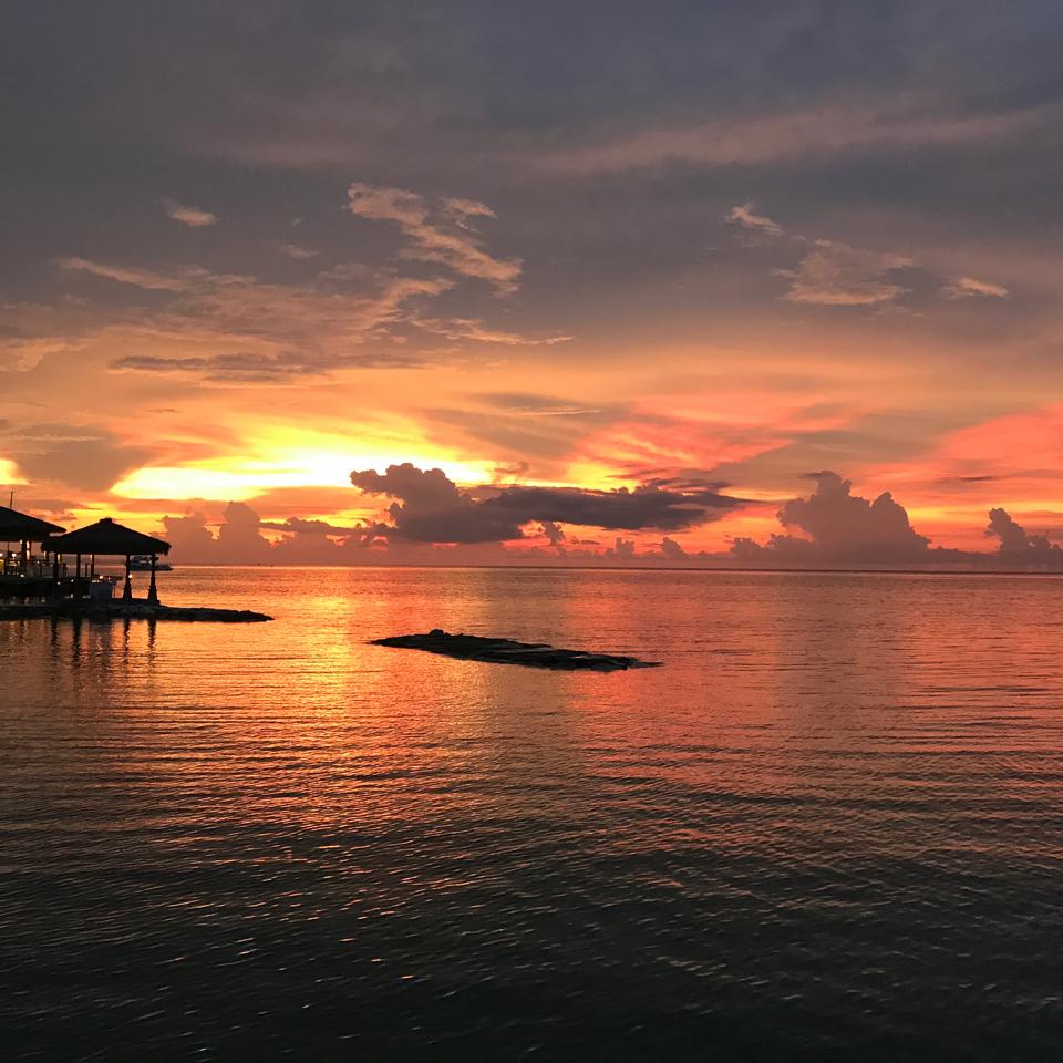 Sunset over Montego Bay