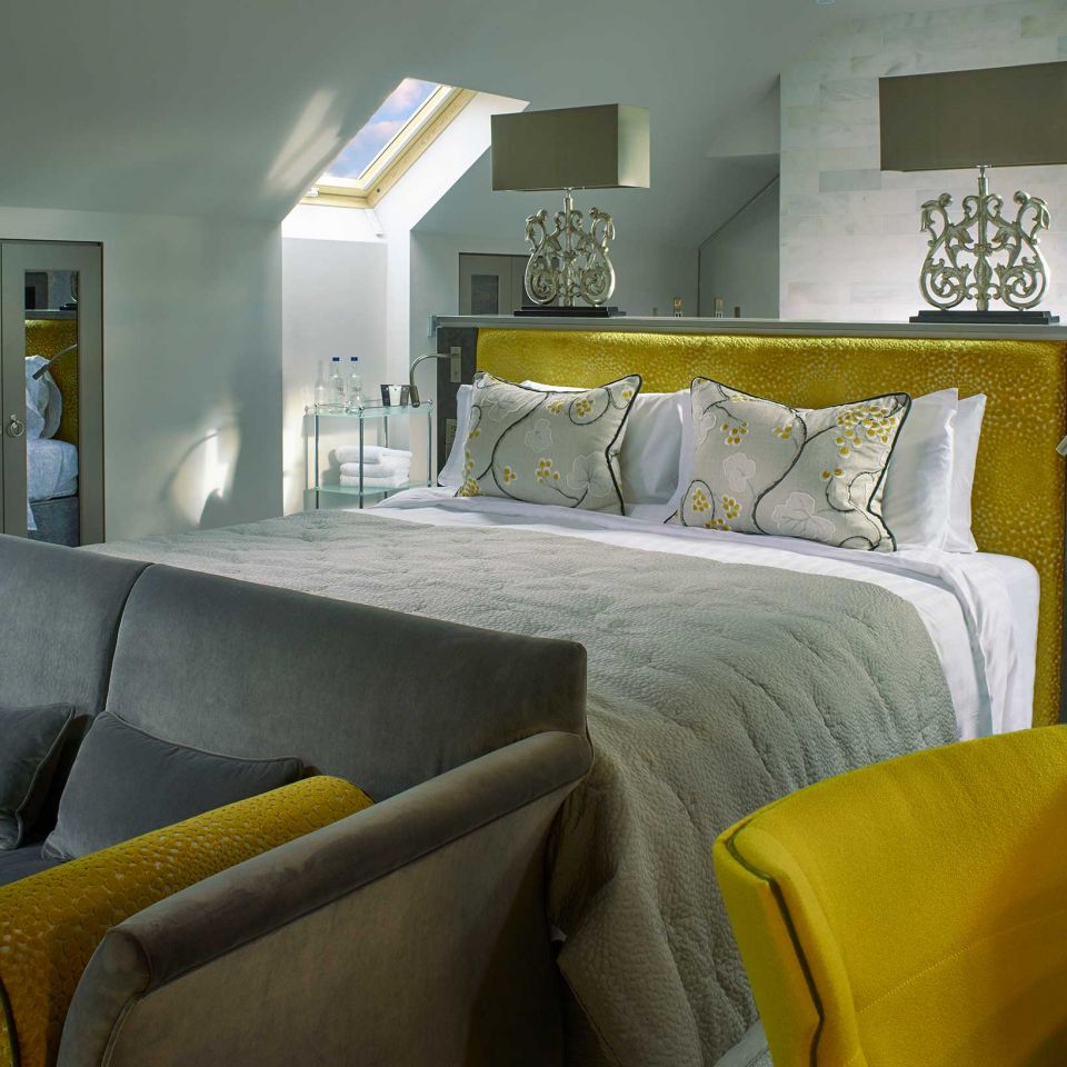 One of the contemporary rooms