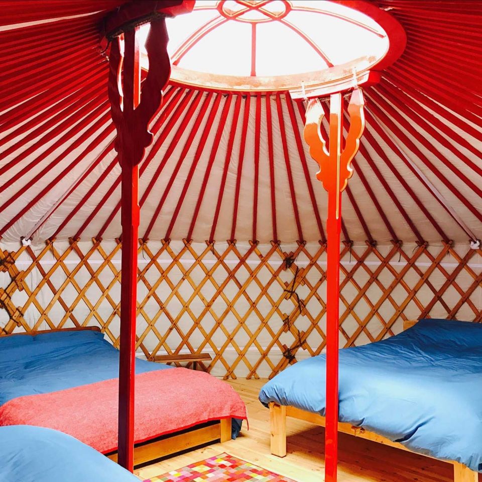 Yurts await!