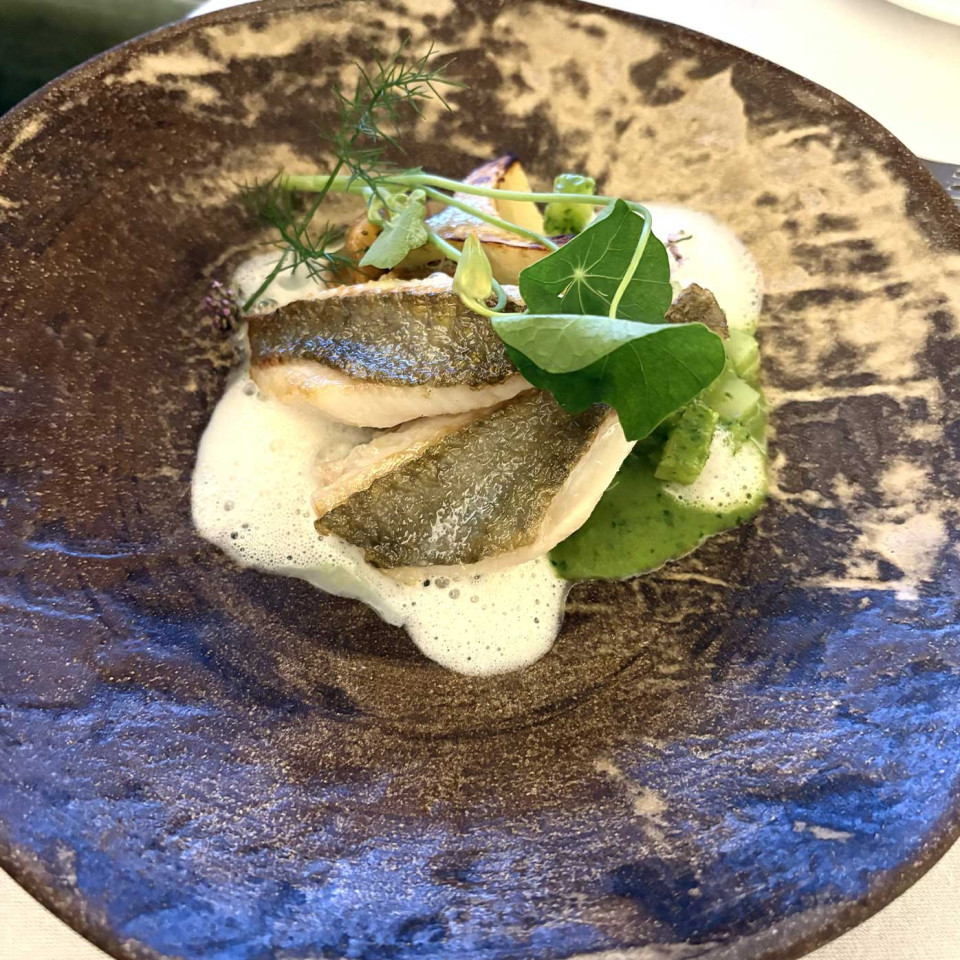 John Dory with nasturtium and artichoke