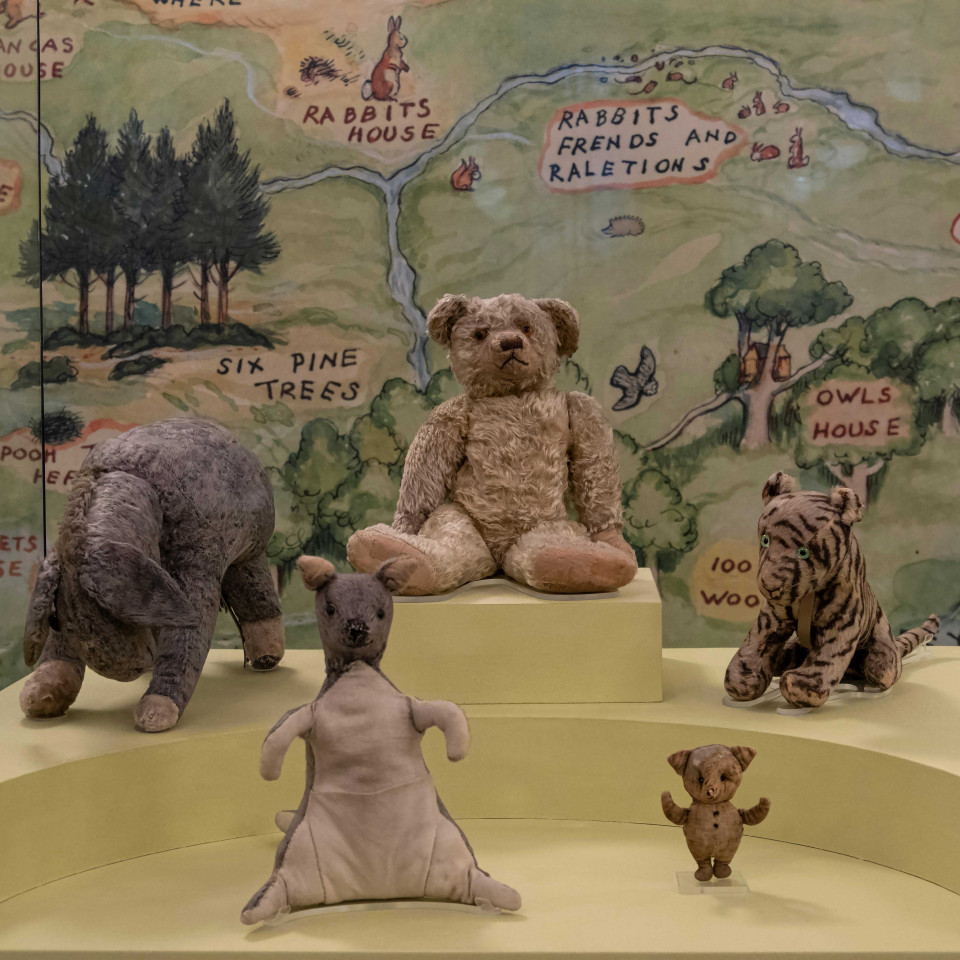 The original Winnie-the-Pooh characters. Image credit: Alamy