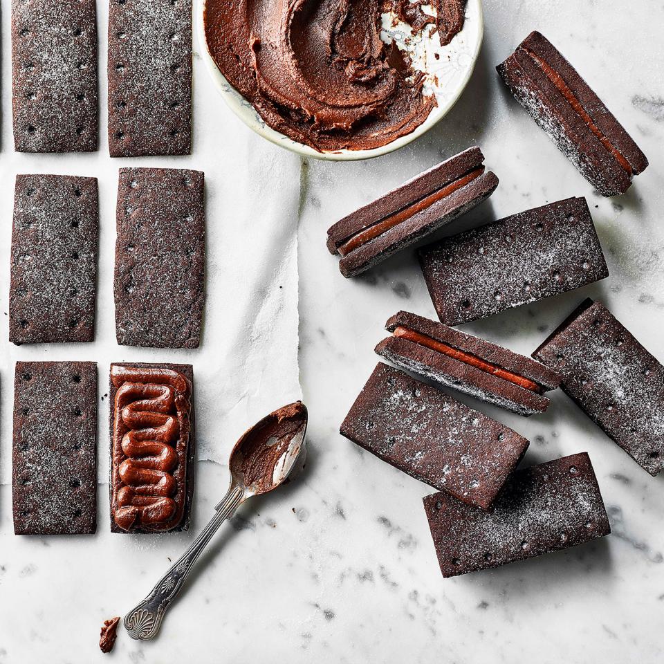 Leah's Bourbon biscuits. Image: Martin Poole