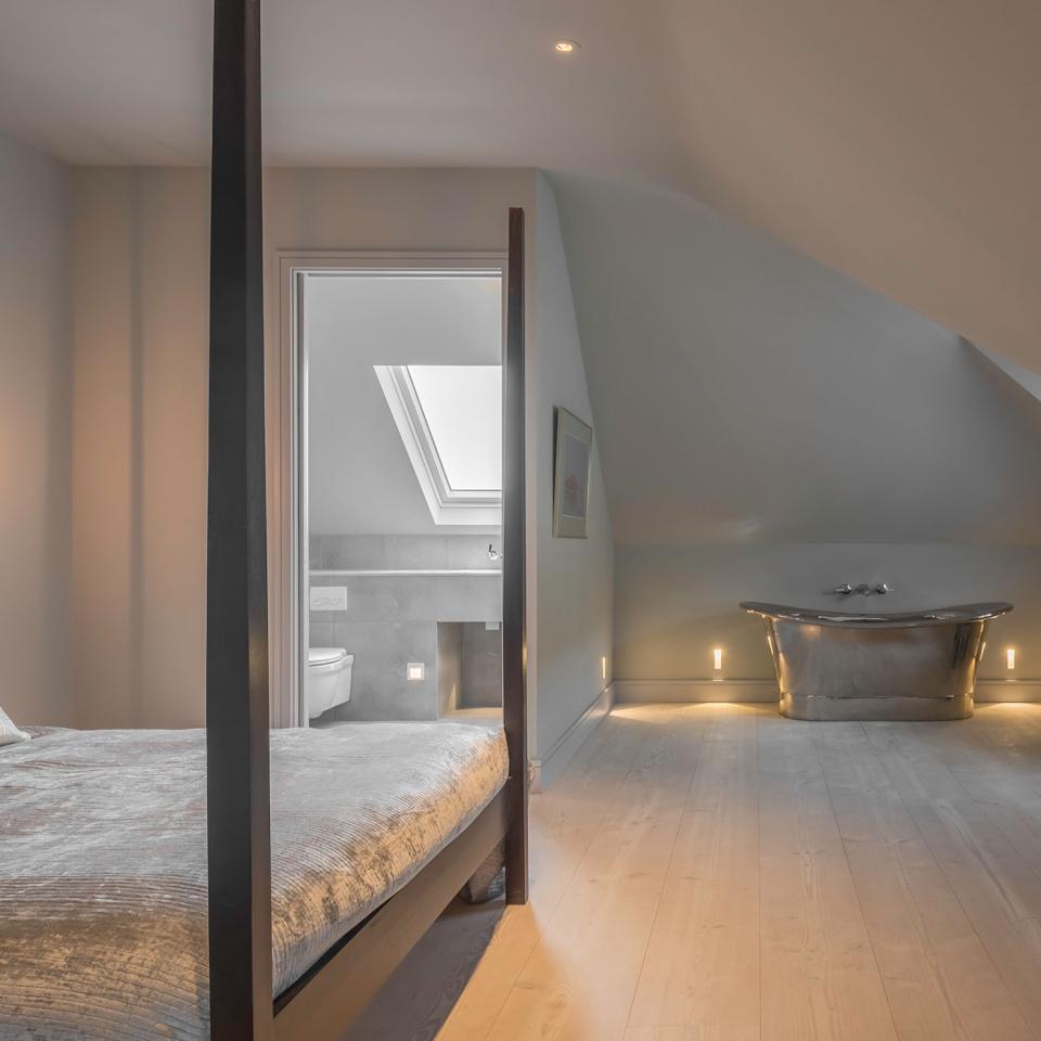 One of The Chalet's beautiful bedrooms