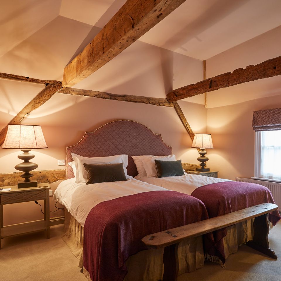 One of the stylish ensuite rooms