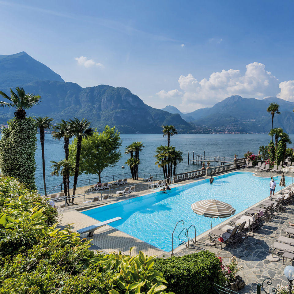 The pool view at the hotel