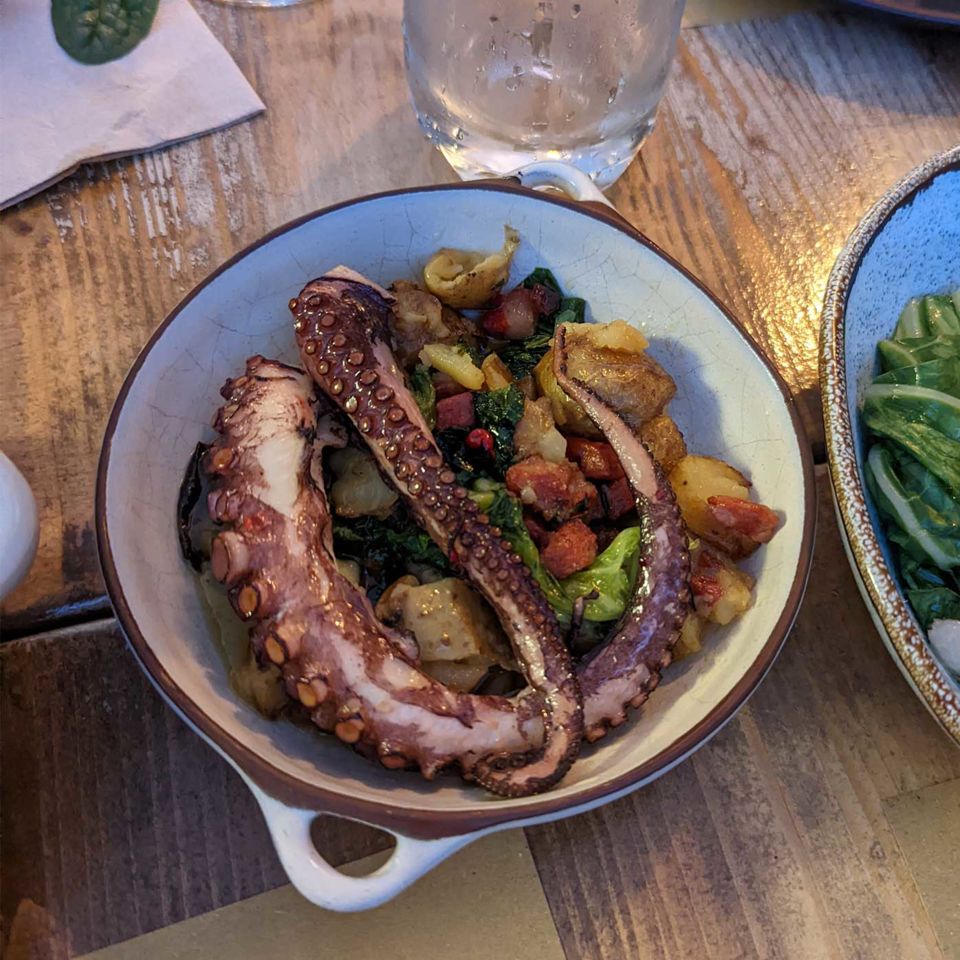 Octopus salad