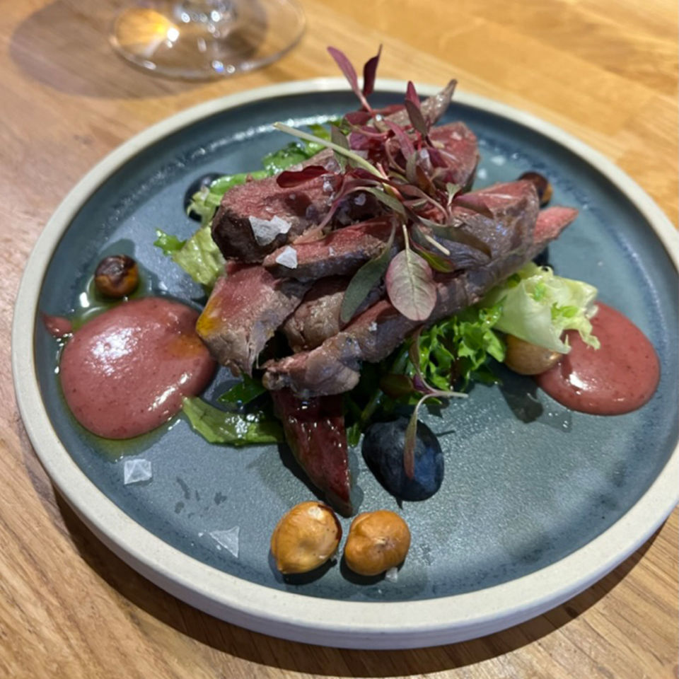 Smoked pigeon breast