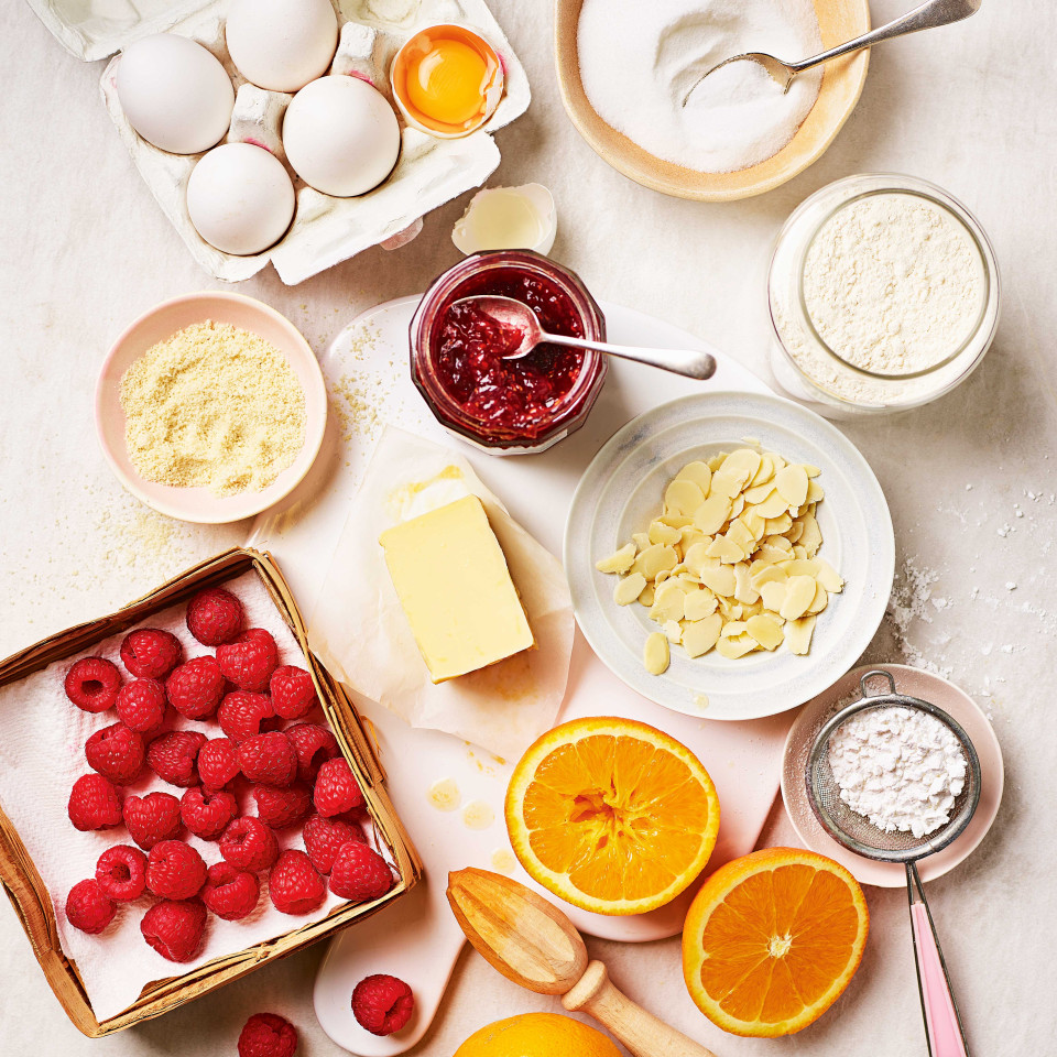 Bakewell tart ingredients. Image: Danielle Wood