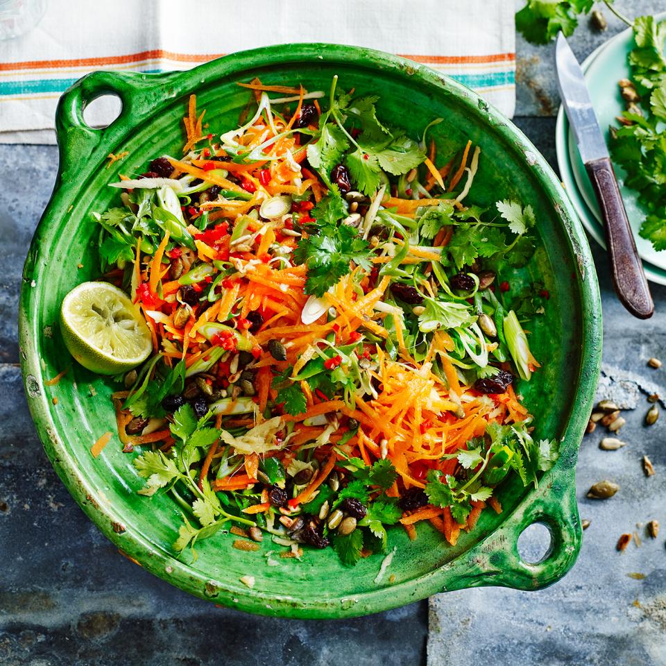 Zingy carrot salad