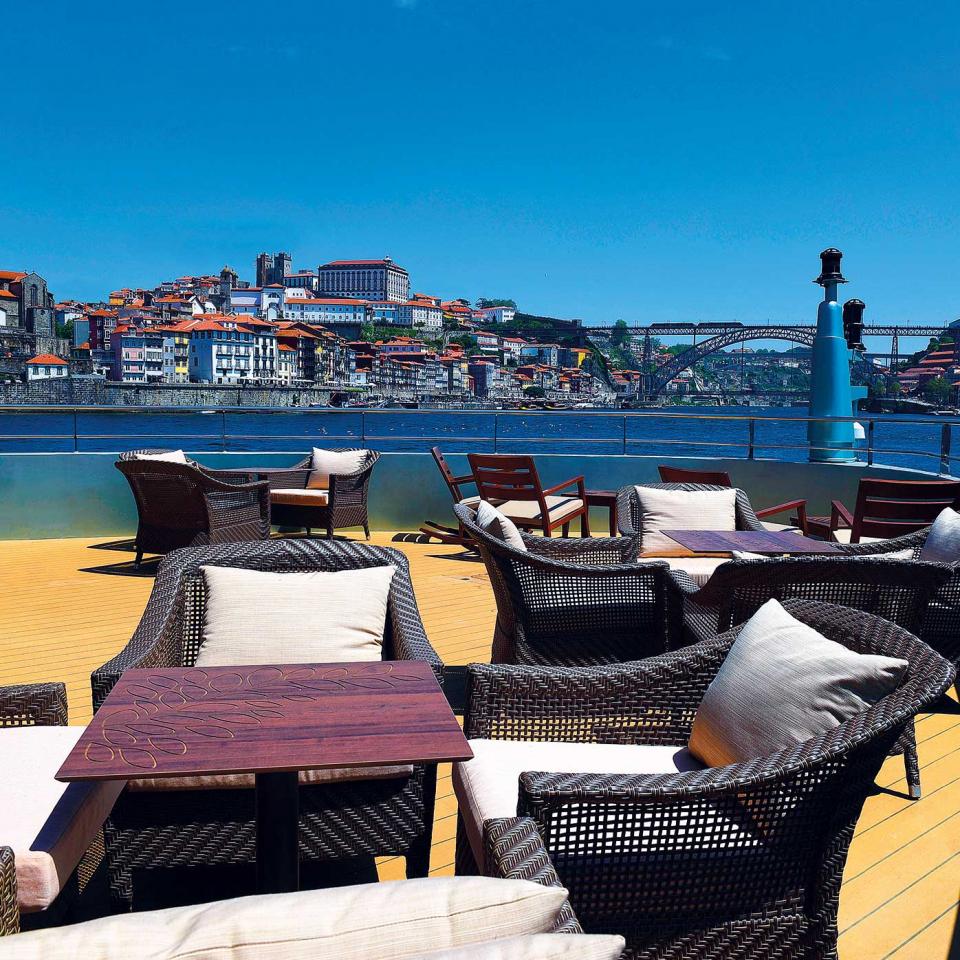 The sun deck of the Douro Splendour. Image: Riviera Travel