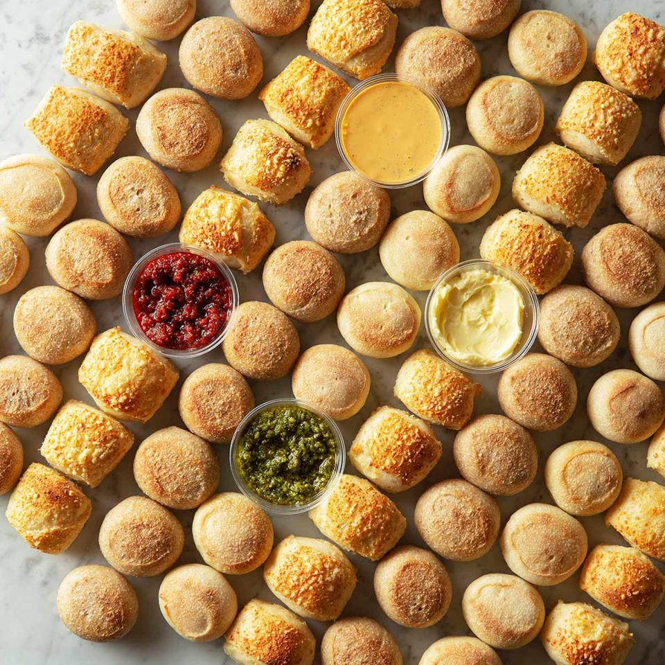 Delicious warm dough balls