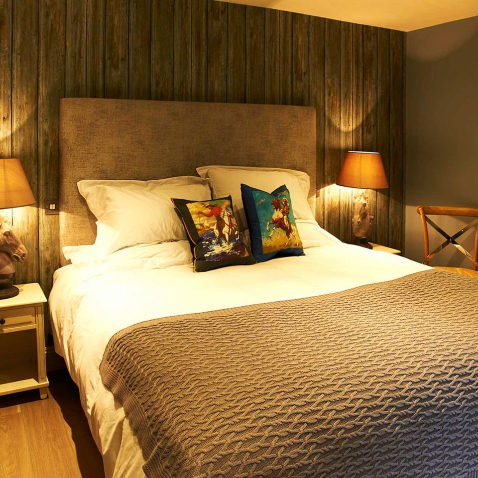 The ‘stylishly decorated’ bedroom