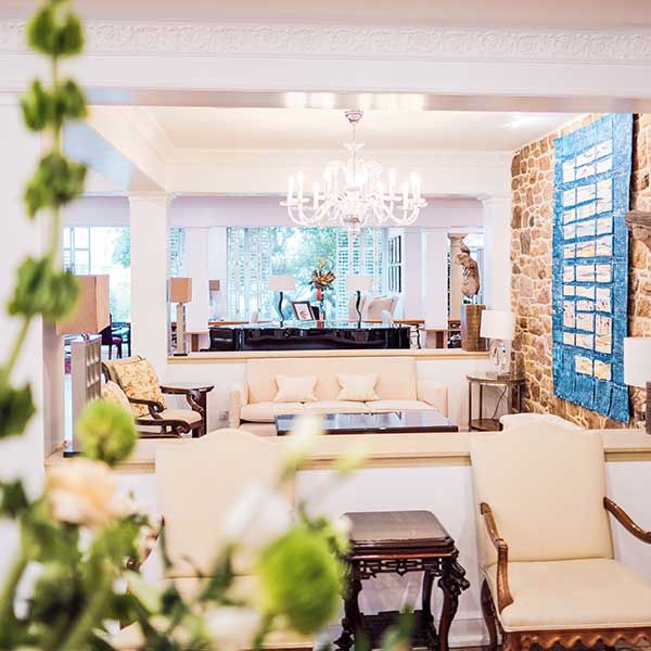 The Atlantic Hotel's beautiful lobby