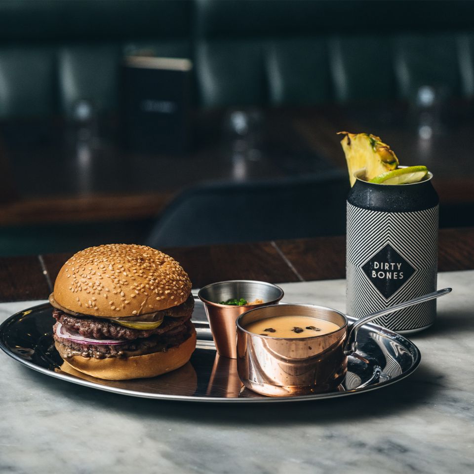 The Reverse Truffle Cheeseburger. Image: @lateef.photography